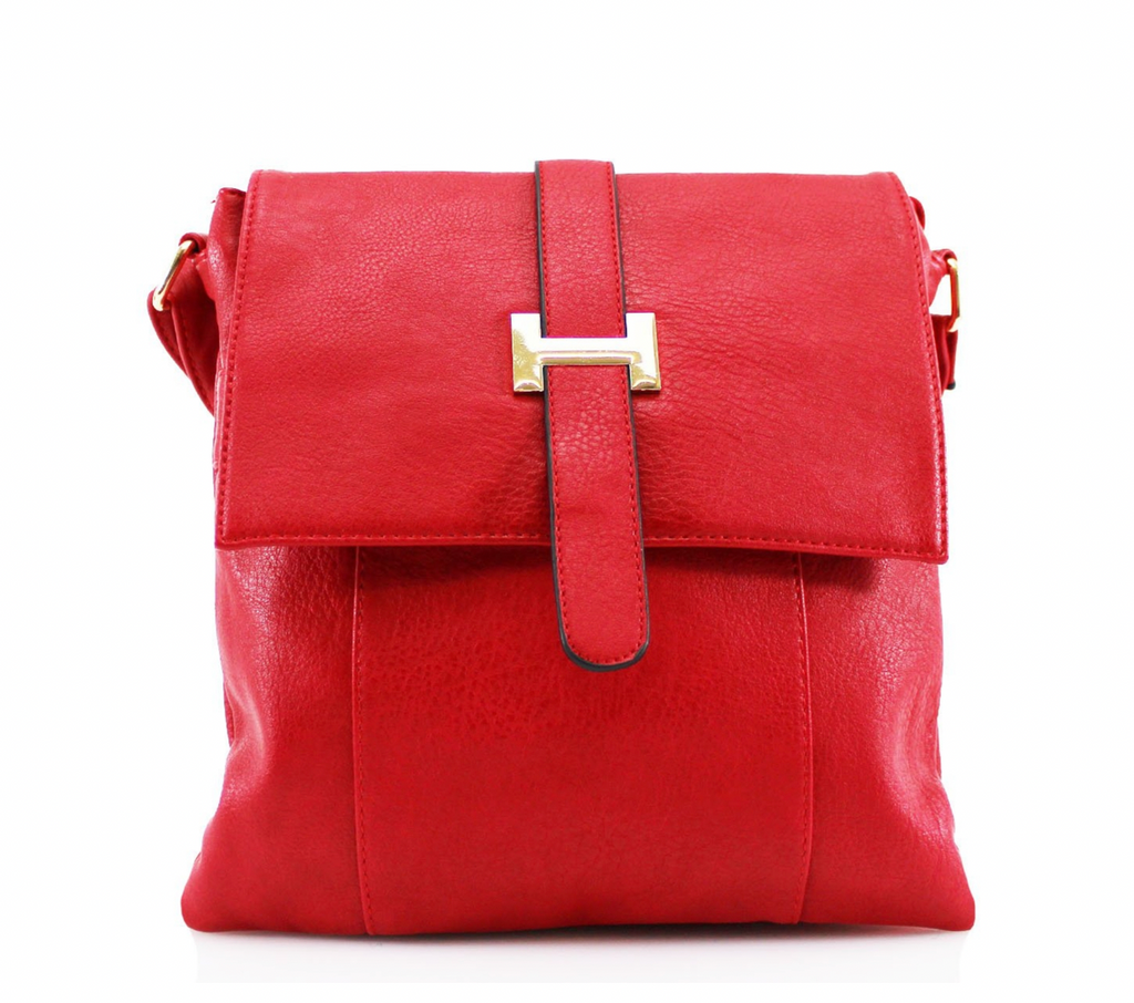 Hannah Postman Bag Ruby Red