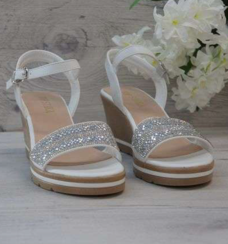 The Twinkle Wedge White