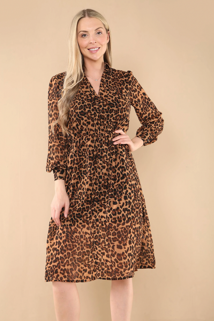 The Lara Leopard Dress