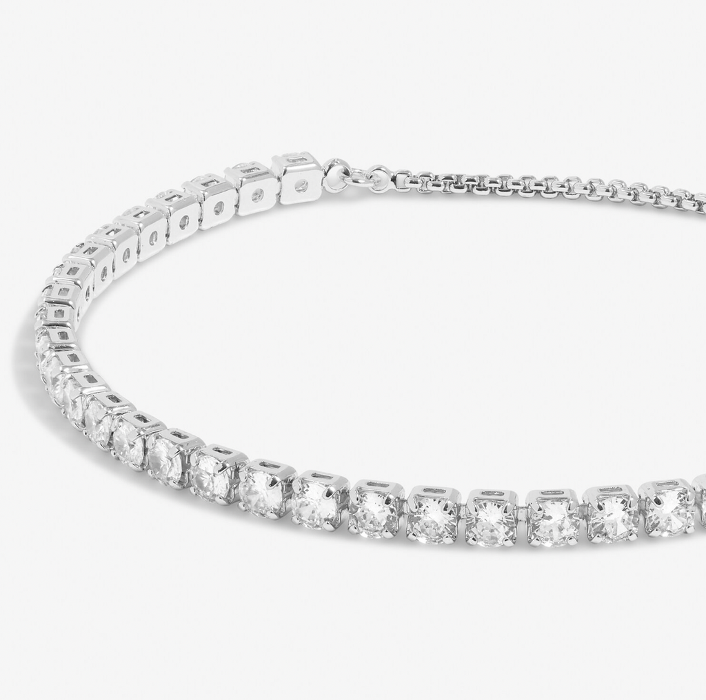 Silver Cubic Zirconia Tennis Joma Bracelet