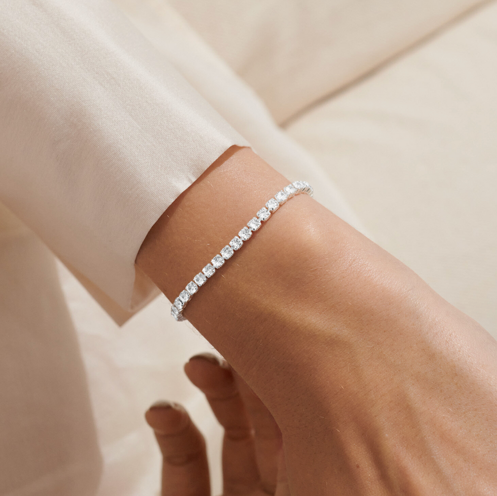 Silver Cubic Zirconia Tennis Joma Bracelet