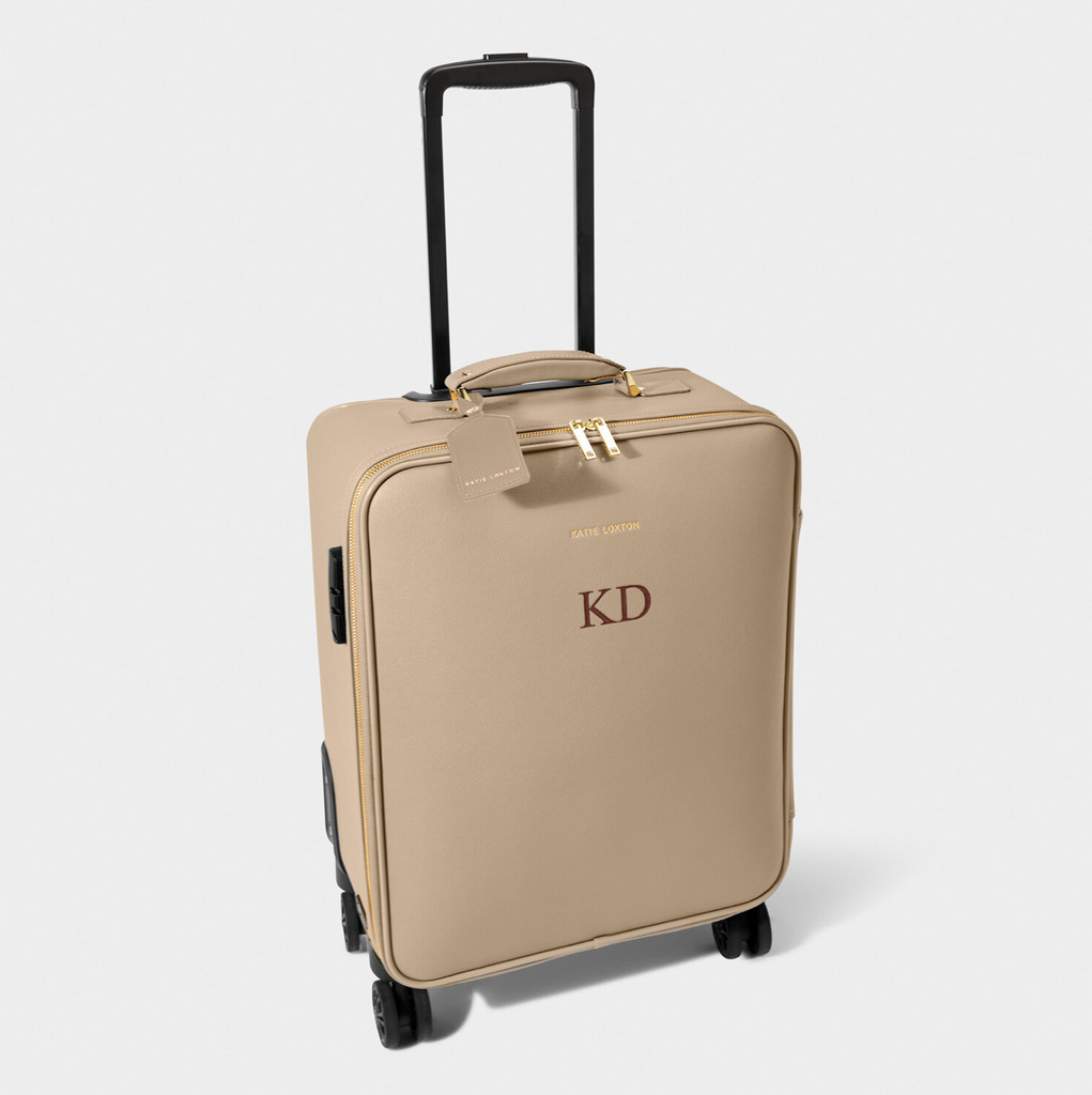 Katie Loxton Mini Travel Suitcase Nude