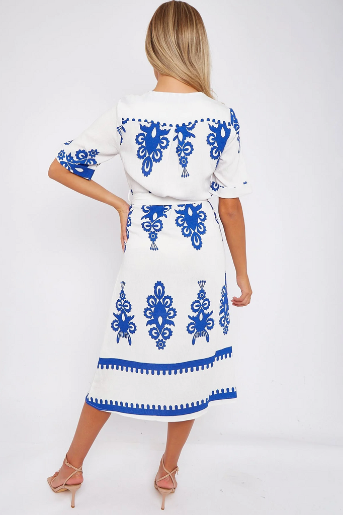 Santorini Dress White