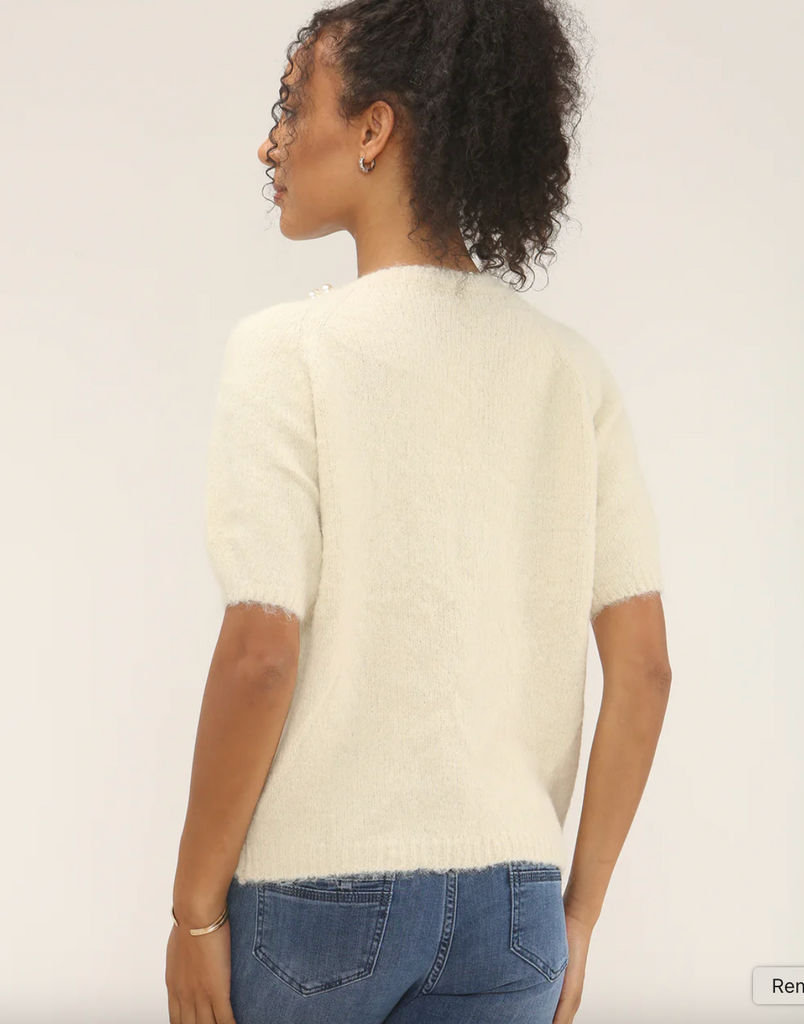 LIZZIE Pearl Jumper Cream