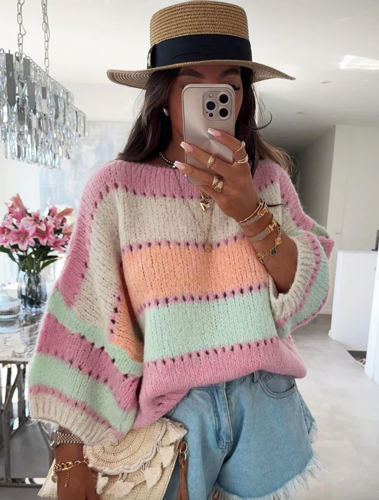 CIARA Cosy Jumper Pink