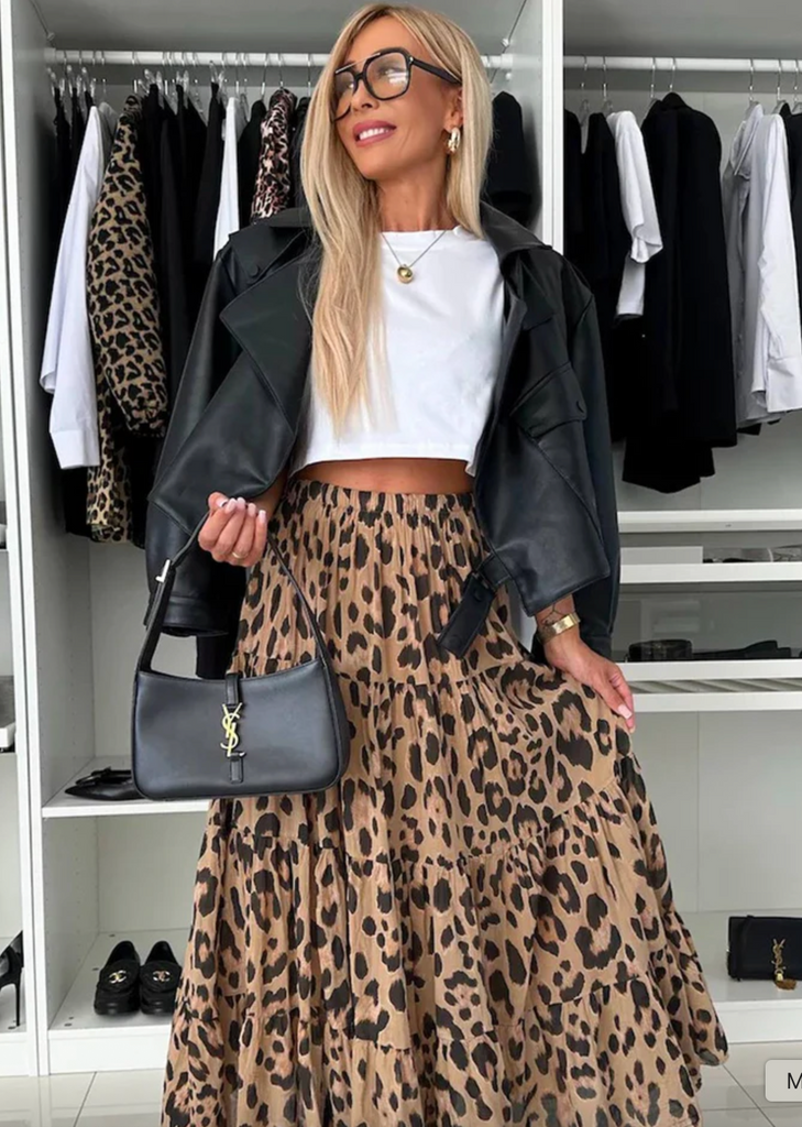 LARA Leopard Skirt