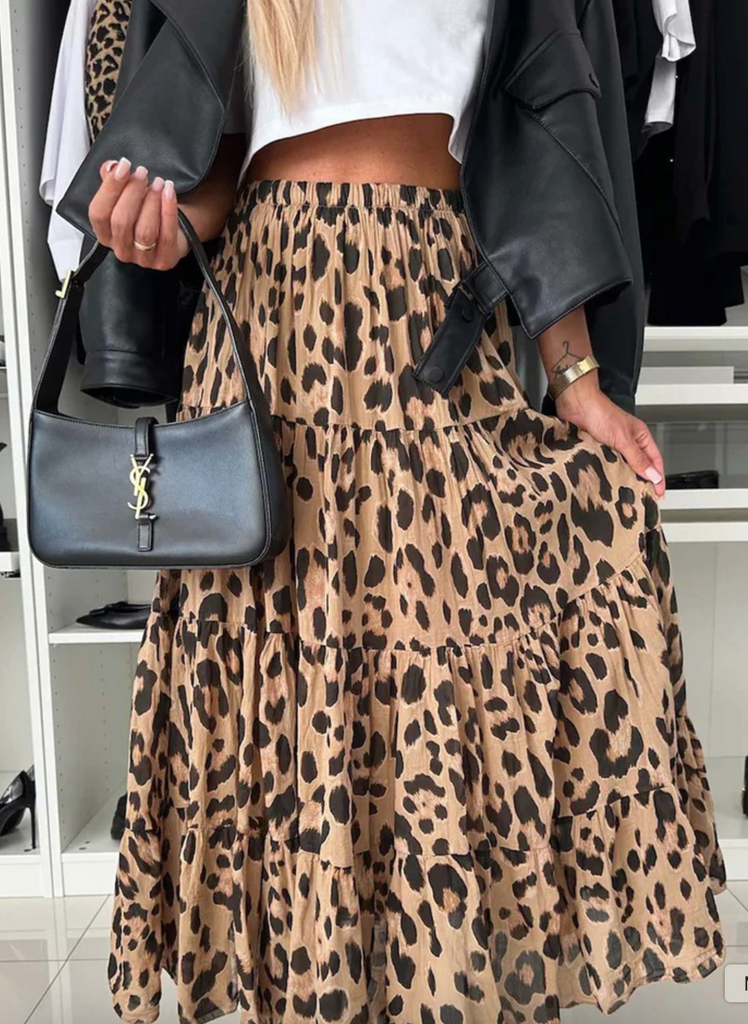 LARA Leopard Skirt