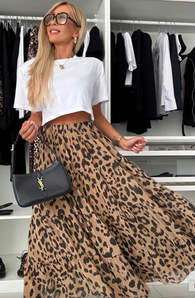 LARA Leopard Skirt