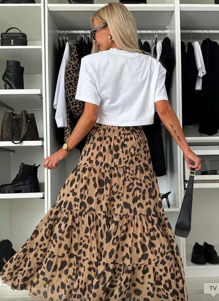LARA Leopard Skirt