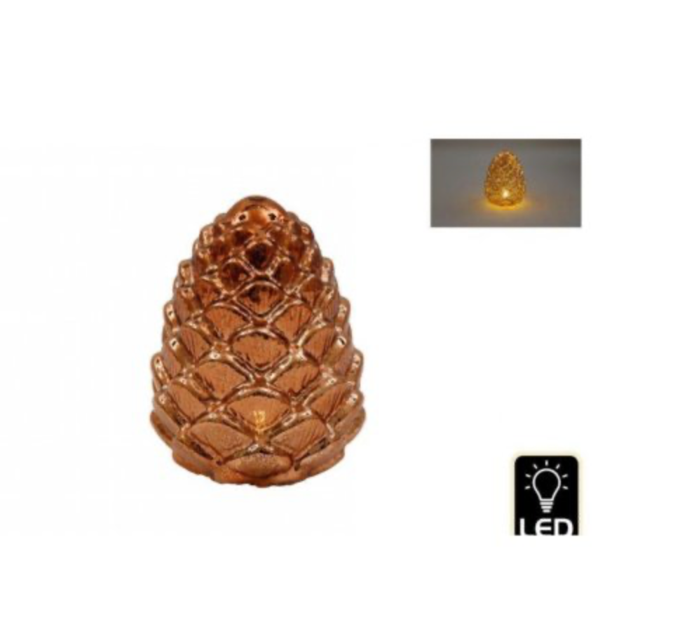 Copper LED Pinecone