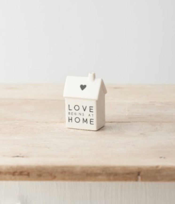 Love Begins At Home Ceramic
