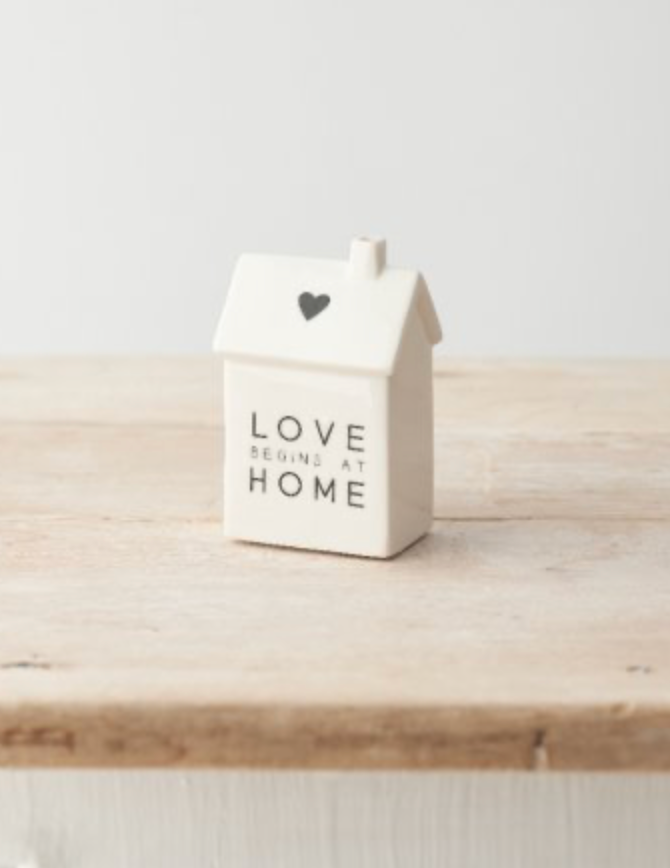 Love Begins At Home Ceramic