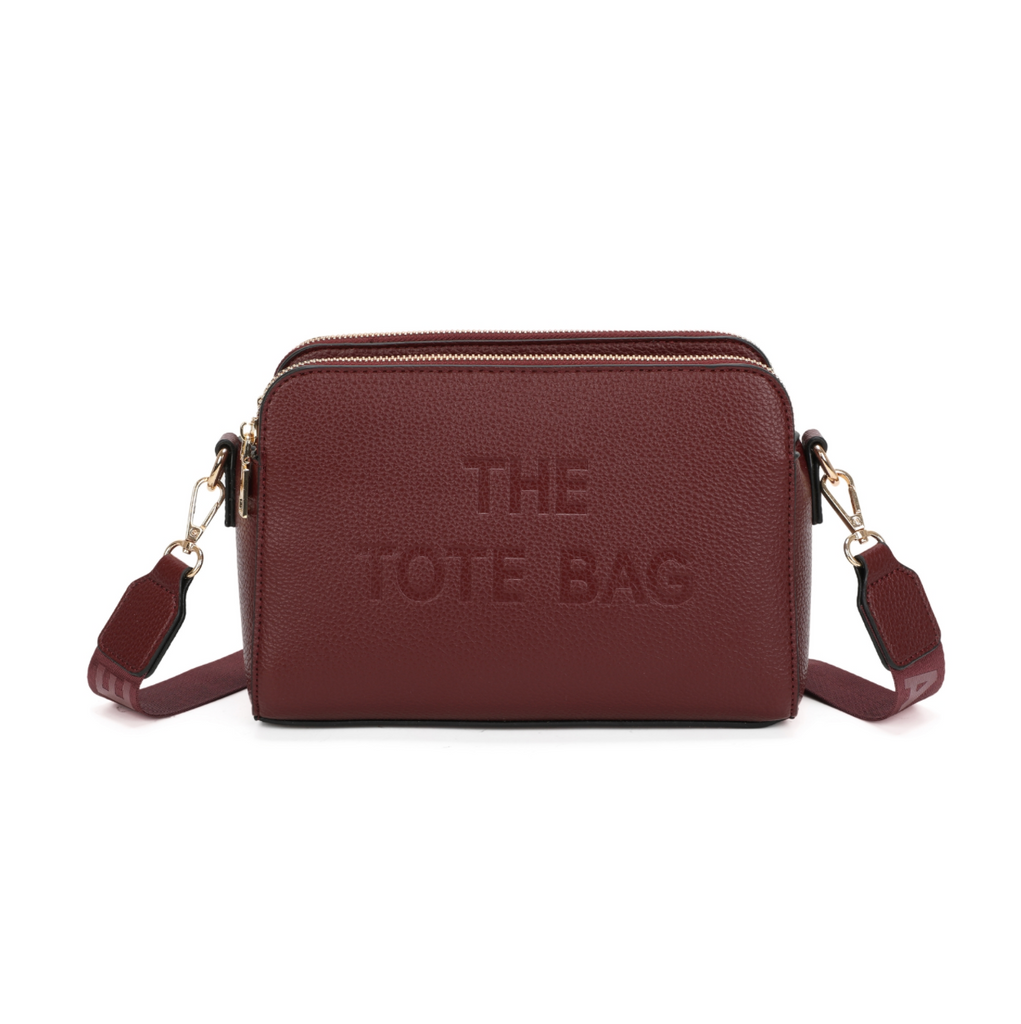 Tote Cross Body Burgundy