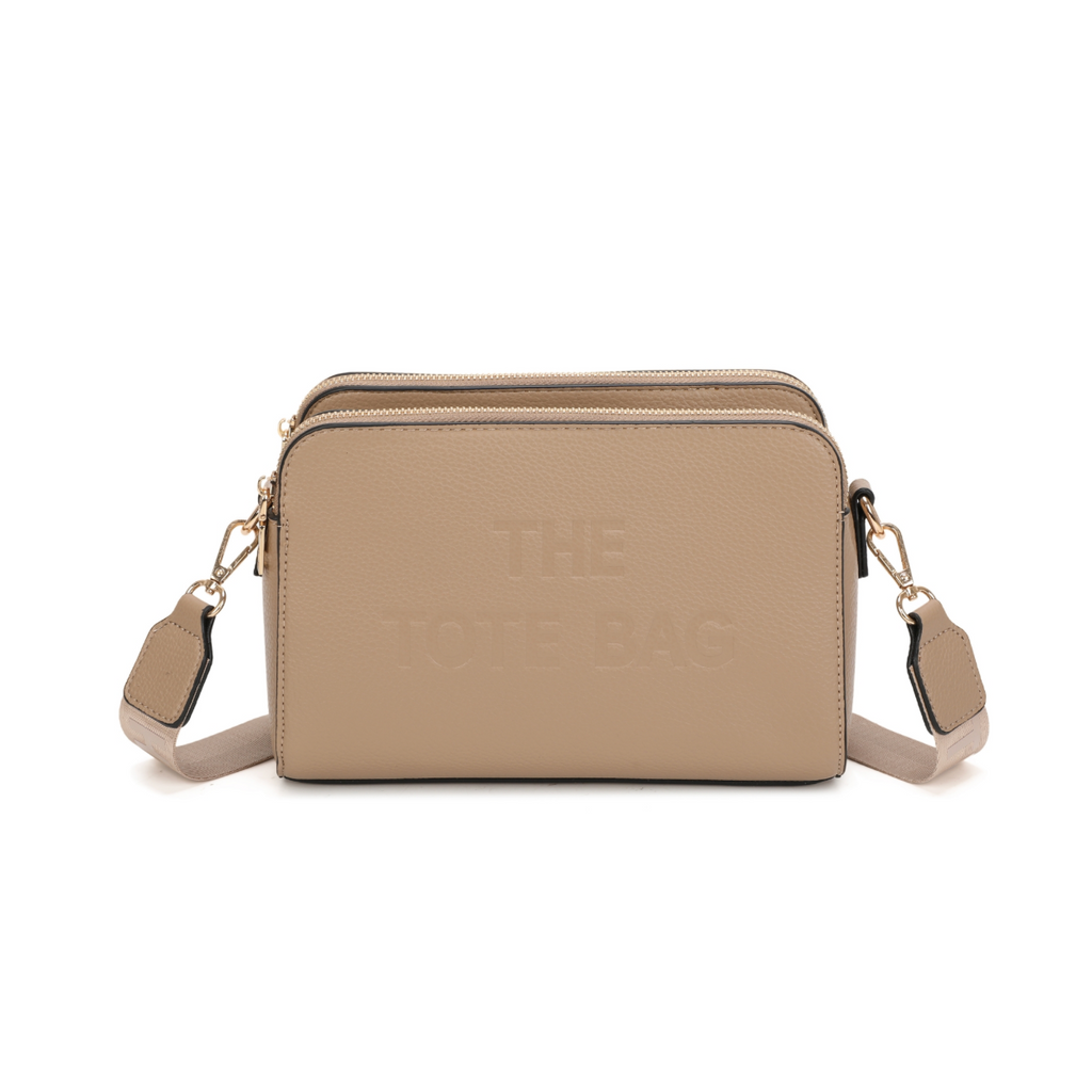 Tote Cross Body Beige