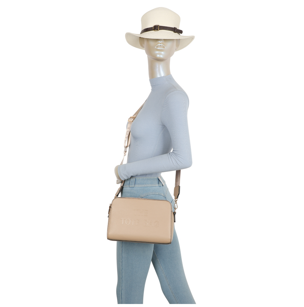 Tote Cross Body Beige