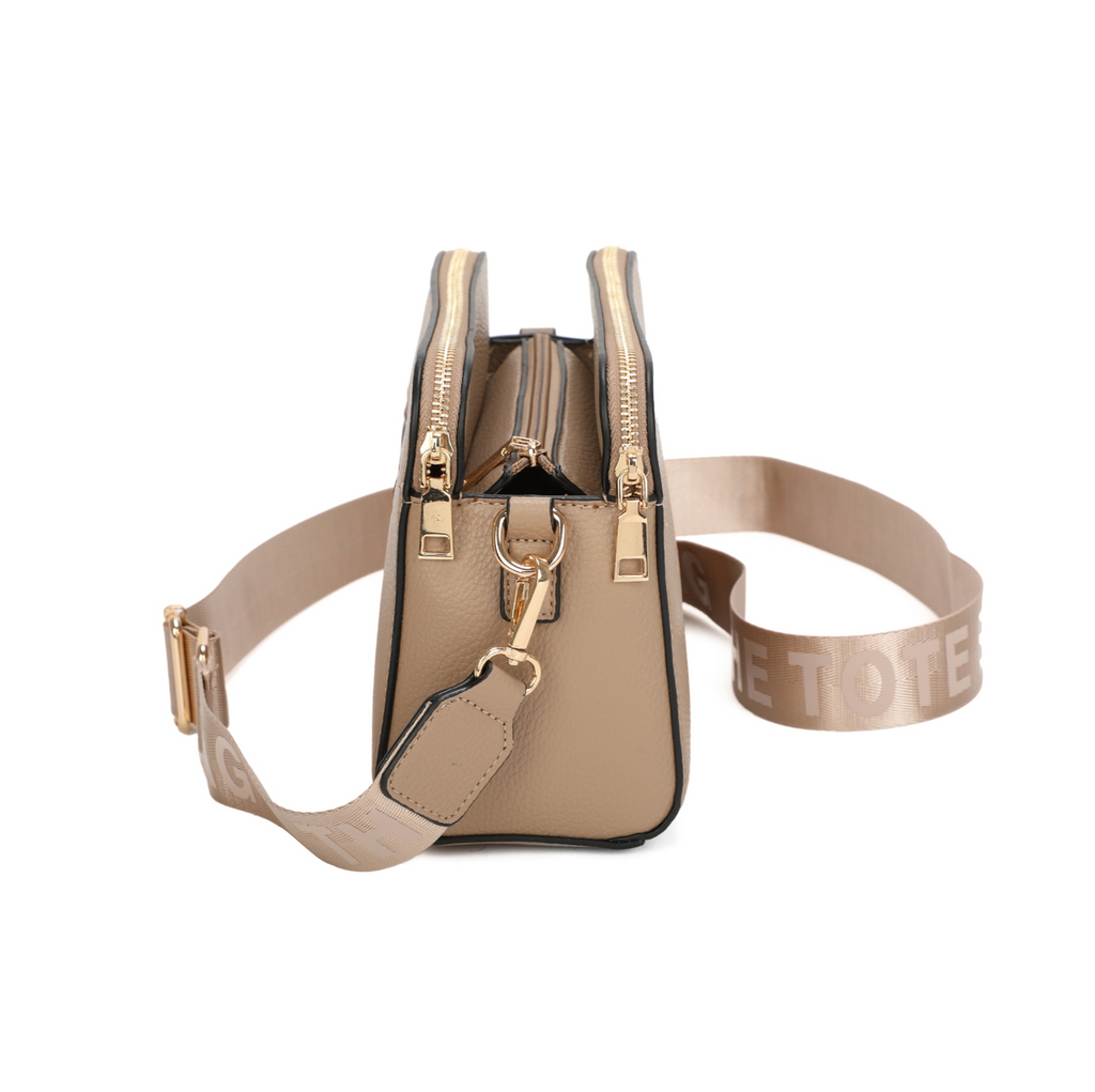 Tote Cross Body Beige