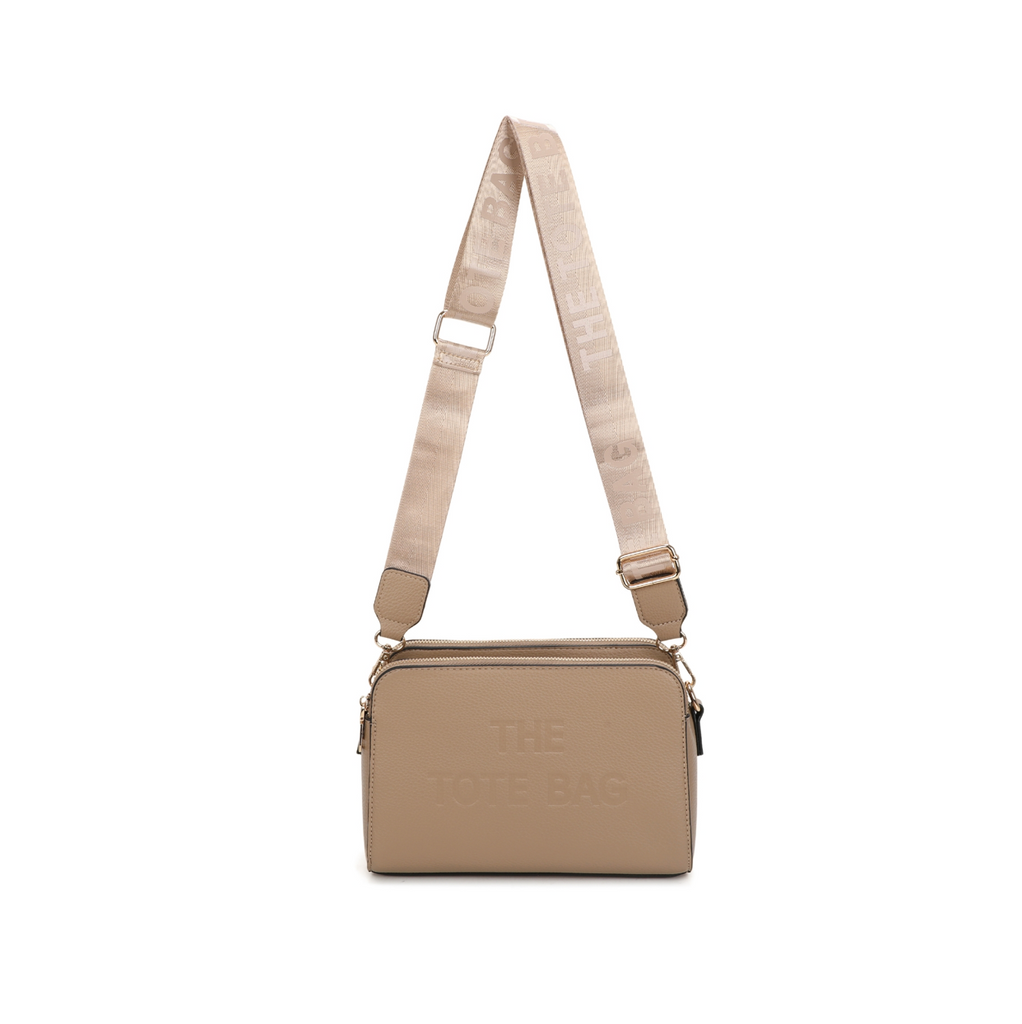 Tote Cross Body Beige