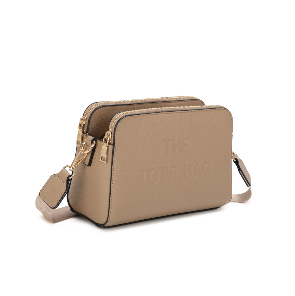 Tote Cross Body Beige
