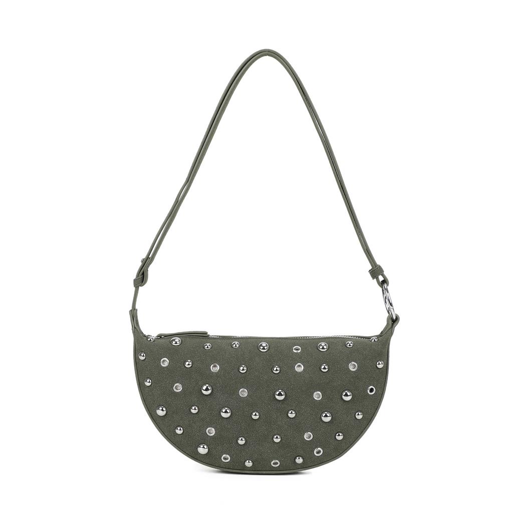 Studded Sling Bag Green