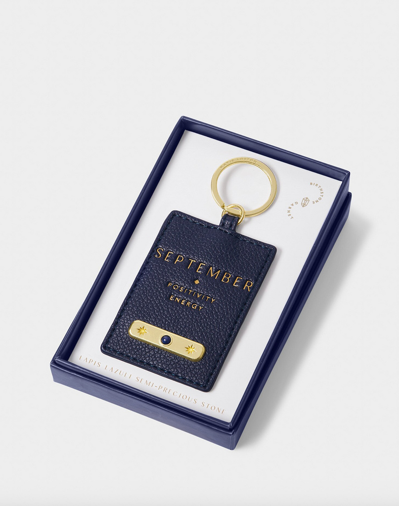 Katie Loxton September Birthstone Keychain