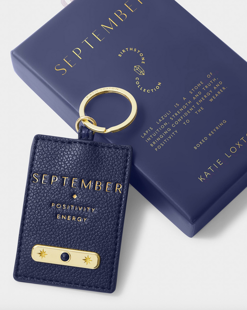 Katie Loxton September Birthstone Keychain