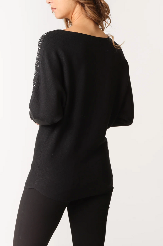 Susy Stardust Sparkle Jumper Black