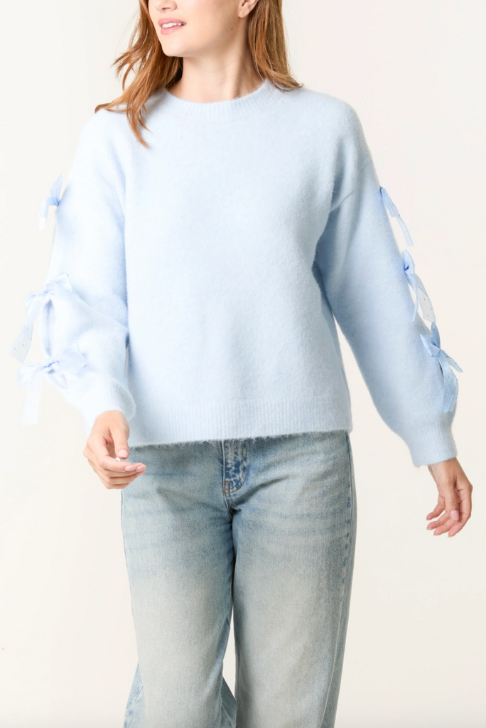 Bow Tif All Sparkle Jumper Blue