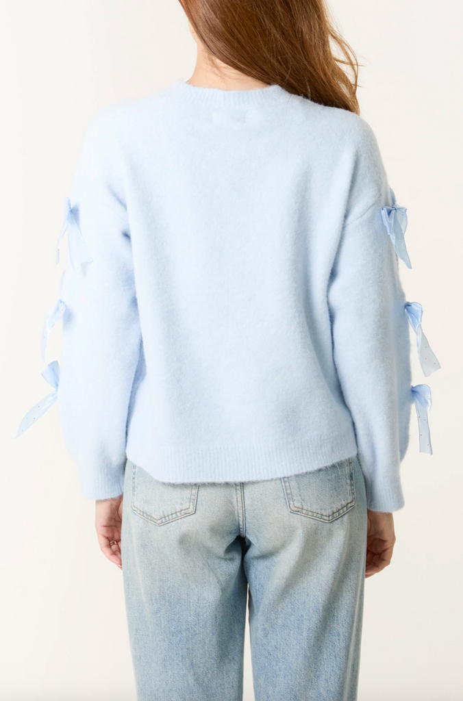 Bow Tif All Sparkle Jumper Blue