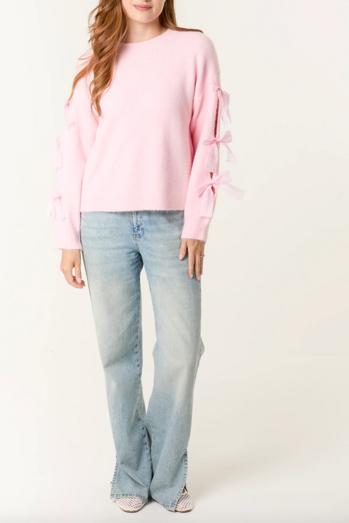 Bow Tif All Sparkle Jumper Pink