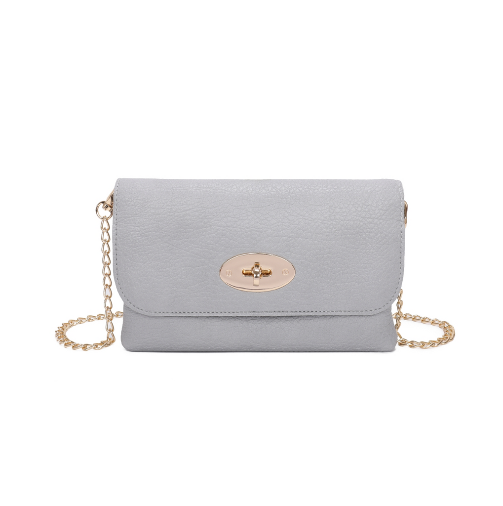Mini Mandy Clutch Light Grey