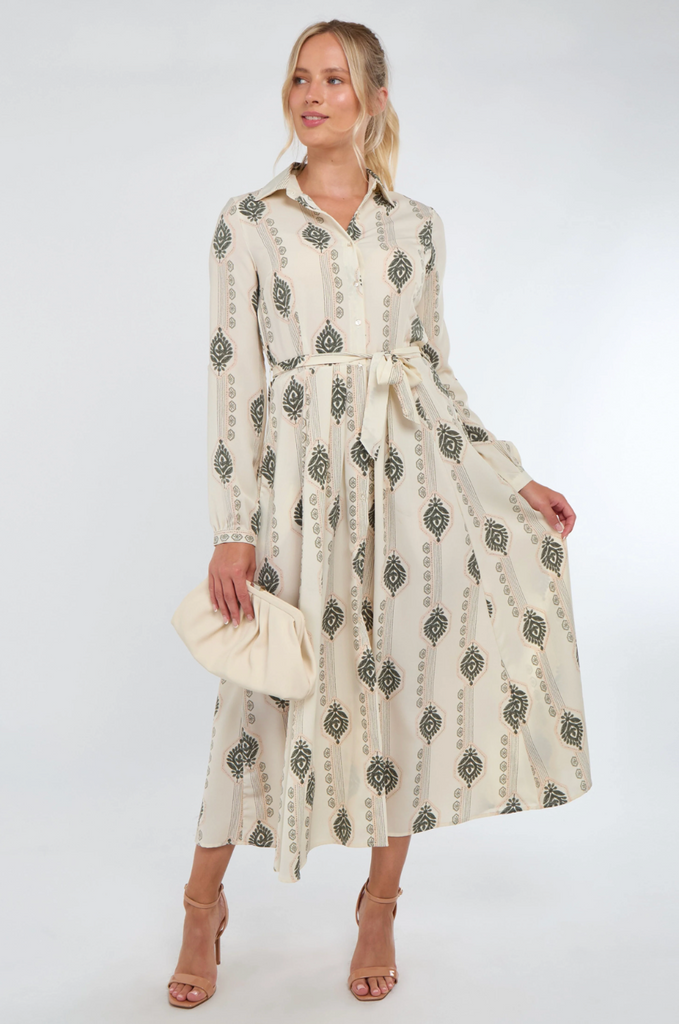 Boho Olive Dress