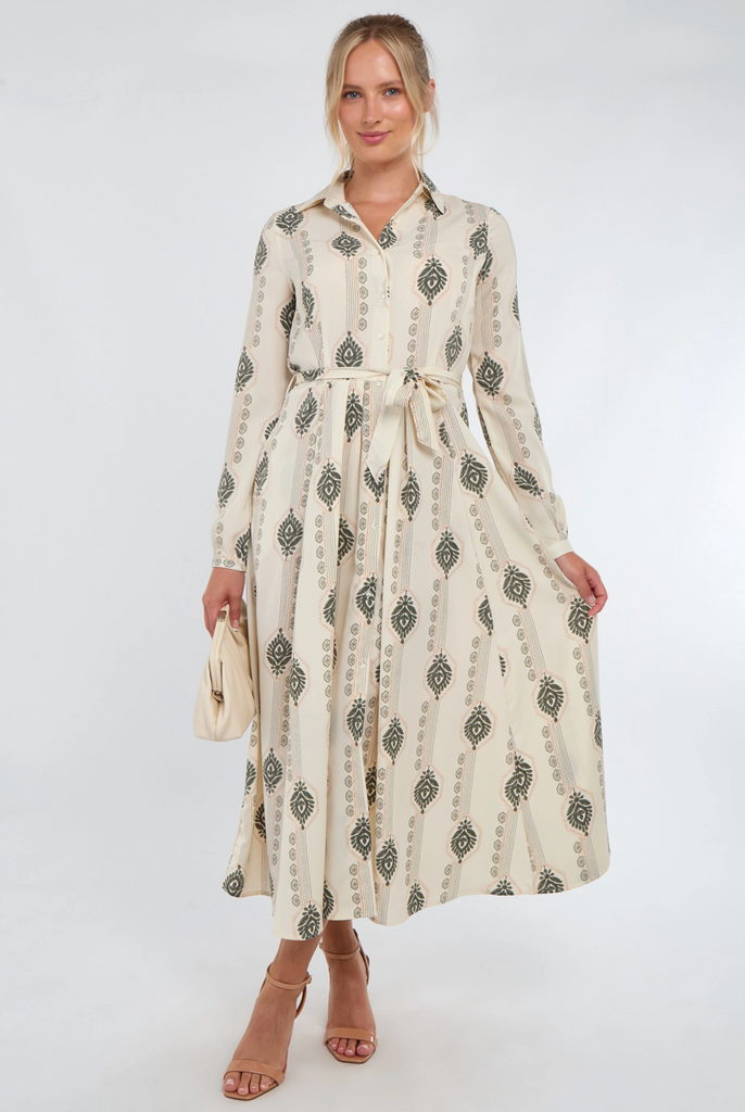 Boho Olive Dress