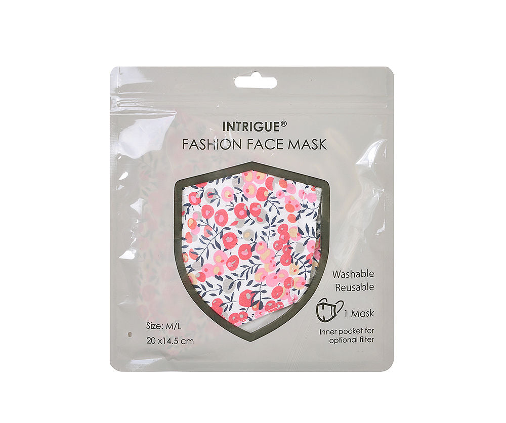 Cora Pink Floral Face Covering NO FILTERS