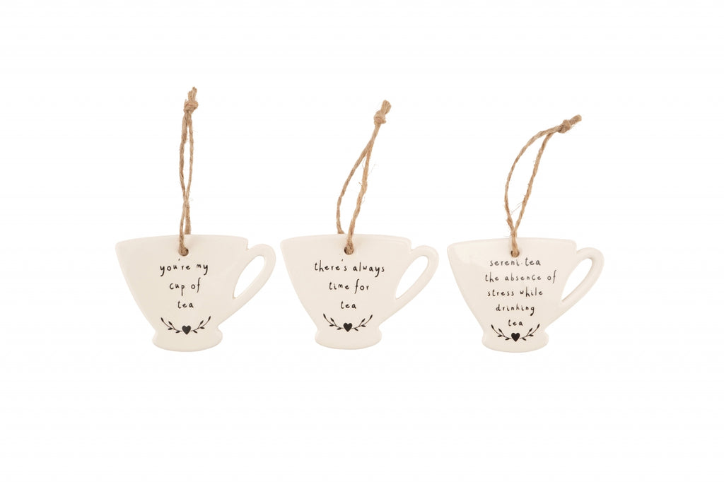 Tea Coffee Ceramic Hangers