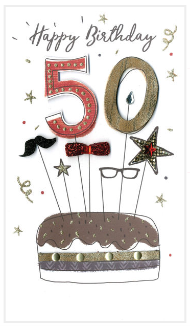 50 Birthday Card