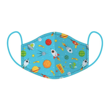 SMALL SIZE - PERFECT FOR KIDS - Space Face Covering
