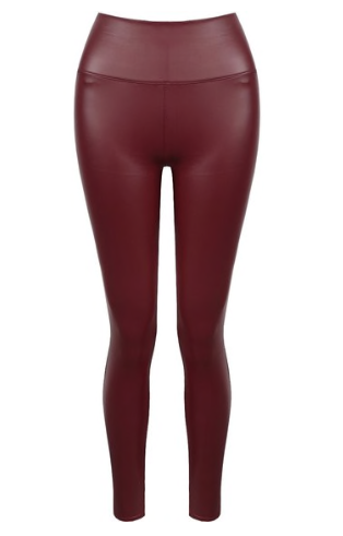 Laura Leather Look Leggings