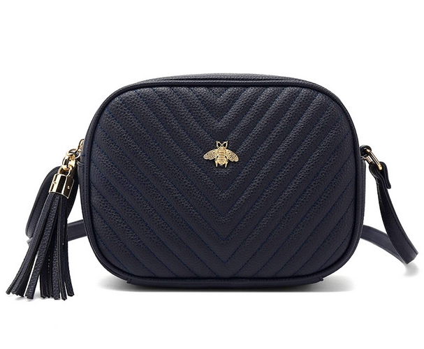 Bella Bee Messenger Bag Navy