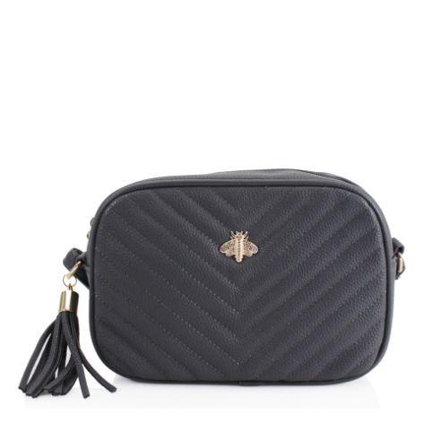 Bella Bee Messenger Bag Dark Grey
