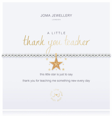 Thank-You Teacher Star Joma Bracelet