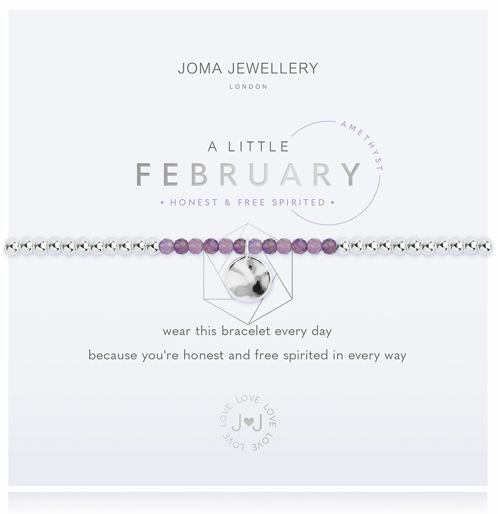 February Birthstone Bracelet