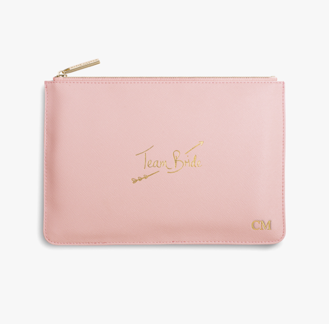 Team Bride Perfect Pouch Pink