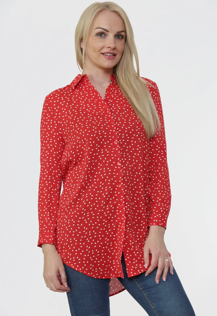 The Amy Blouse Top Red