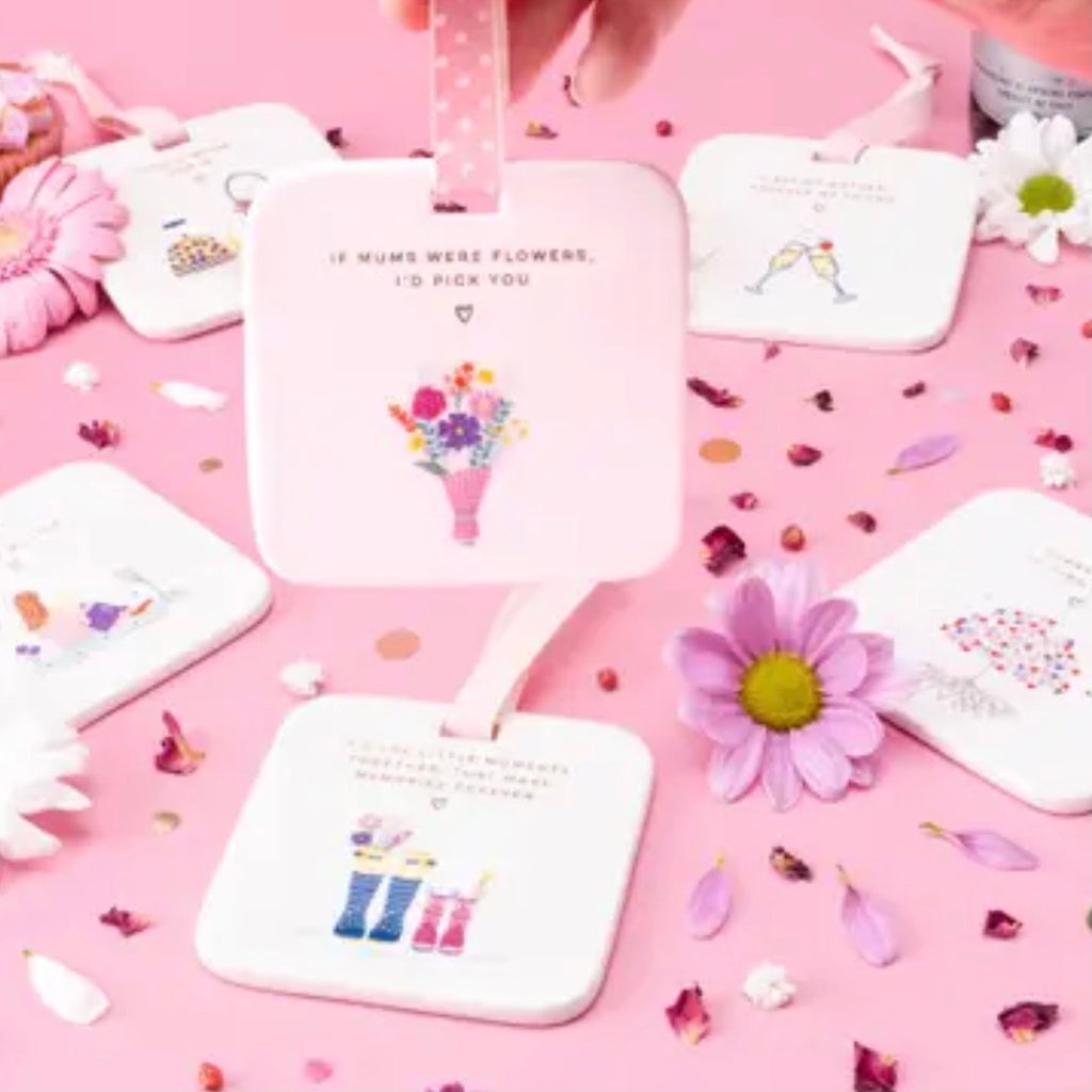 With Love Caramic Hangings