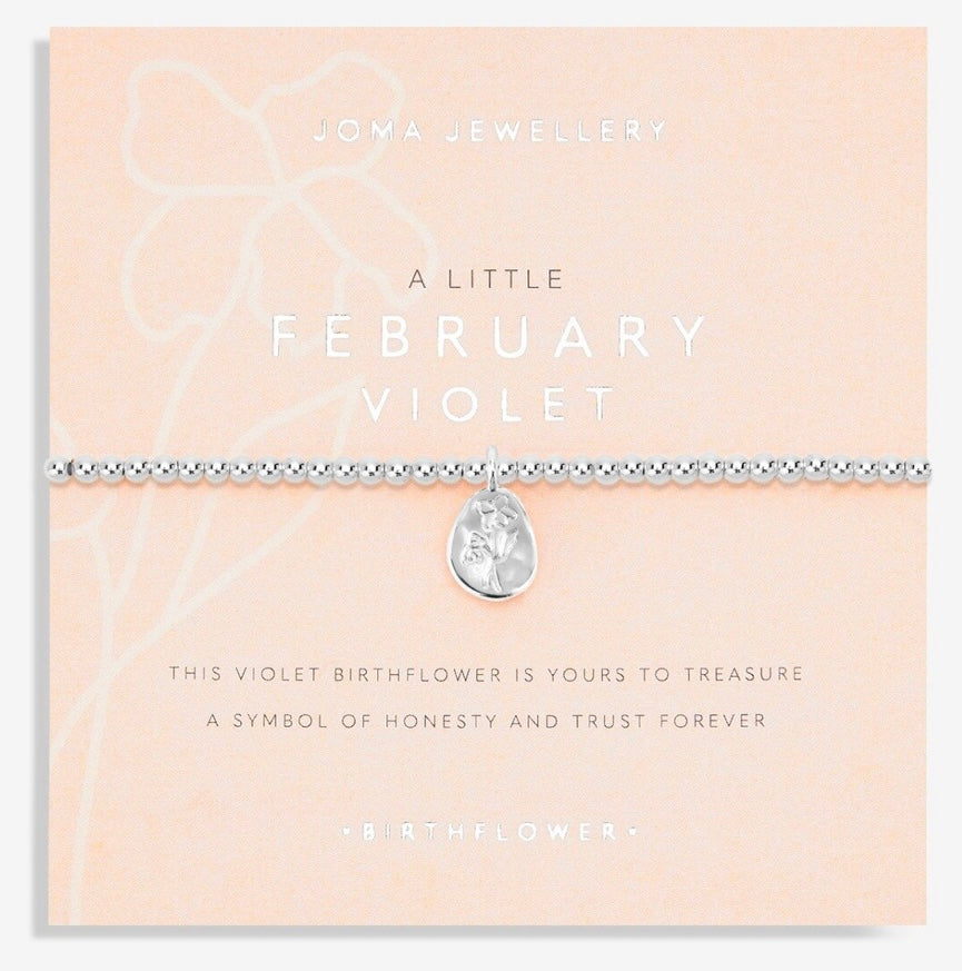 February Birthflower Bracelet