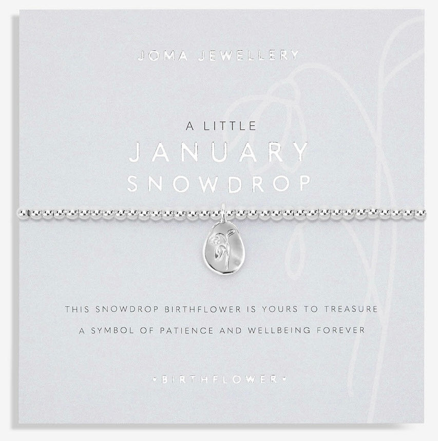 January Birthflower Bracelet